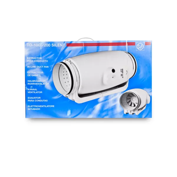 Soler Palau TD-1000/200 Silent 3V круглый канальный вентилятор, фото 5