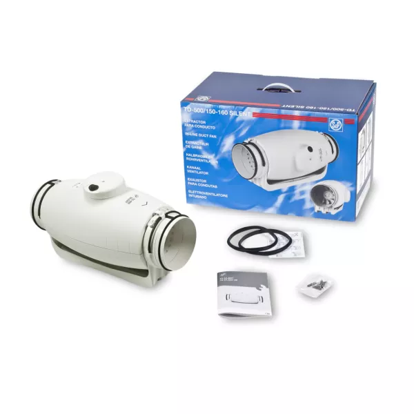 Soler Palau TD-500/150-160 Silent 3V круглый канальный вентилятор, фото 6