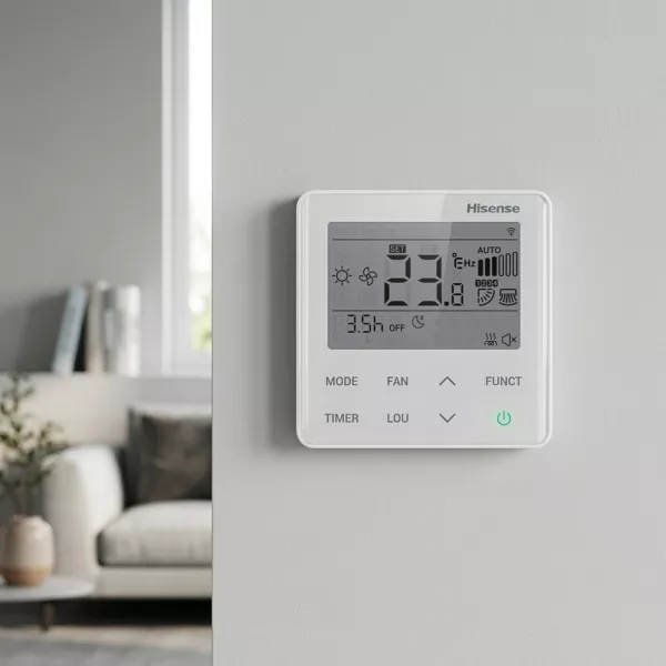 Hisense ADT-12UX4RBL8 пульт управления канальной сплит системой, фото 2