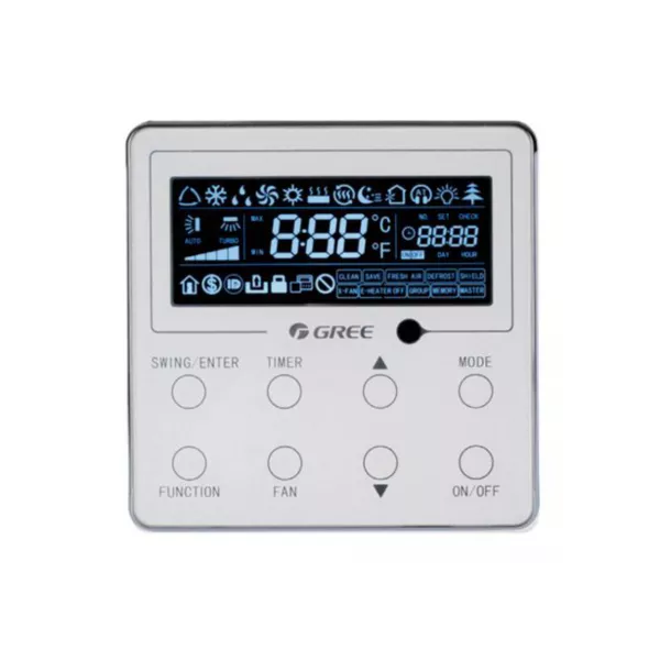 Gree GFH(24)EA-K6DNA1B/I R32 пульт управления канальной сплит системой
