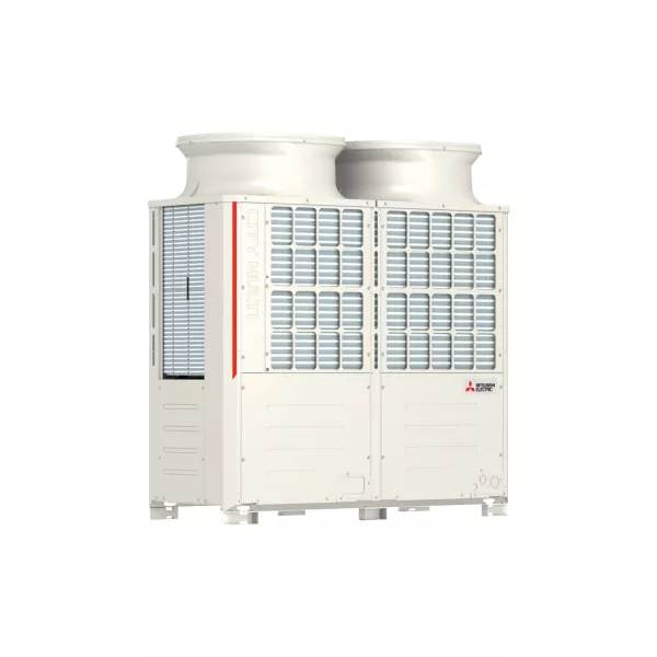 Наружные блоки производительностью до 56 кВт выполнены в виде моноблока с 1 компрессором. Это упрощает монтаж и увеличивает надежность системы. В наружных агрегатах применяются только компрессоры с инверторным приводом, что объясняет отсутствие пусковых токов наружных агрегатов, увеличивает ресурс компрессора, а также надежность всей системы.