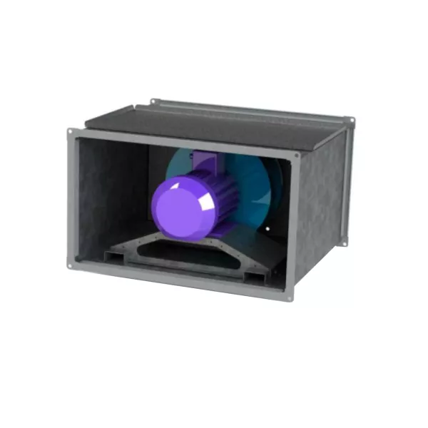 Naveka VA23- 7040  прямоугольный канальный вентилятор, фото 3