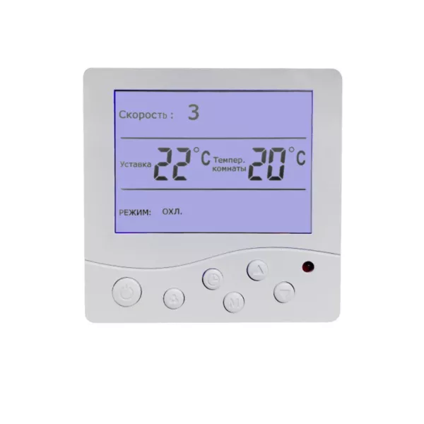 Naveka V(EC1)- 125(Bs190) (пластиковый корпус) (0,09 кВт) пульт управления круглым канальным вентилятором, фото 1