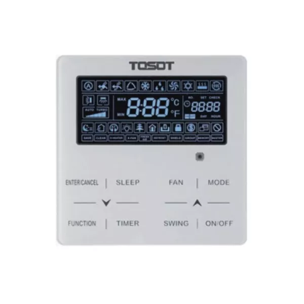 TOSOT T18H-FD/I пульт управления канальной сплит системой, фото 1