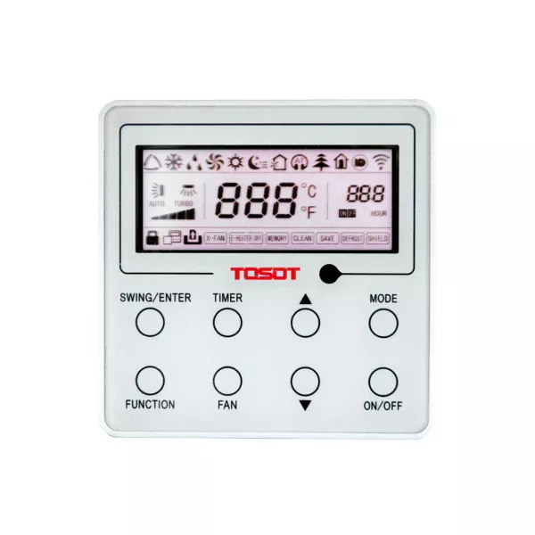 TOSOT T60H-ILDA/I/T60H-ILUA/O пульт управления канальной сплит системой