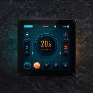Naveka Node1-5000(50c)/RP, VEC(B310*2), W2, Vertical, TS4 пульт управления приточно-вытяжной вентиляционной установкой, фото 4