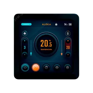 Naveka Node1-3500(25c)/RP, VEC(B355), W2, Compact, TS4 пульт управления приточно-вытяжной вентиляционной установкой, фото 1