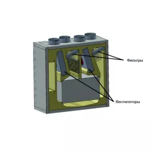 Alasca ECO H500 EC W приточно-вытяжная вентиляционная установка, фото 4