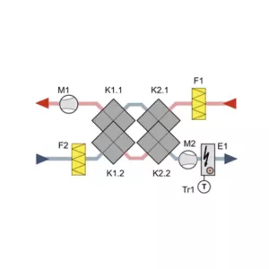 Alasca R1000V EC W приточно-вытяжная вентиляционная установка, фото 4