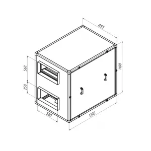 Alasca R2000HEC E приточно-вытяжная вентиляционная установка, фото 2