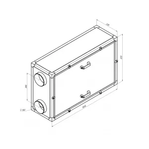 Alasca R700H EC W приточно-вытяжная вентиляционная установка, фото 3